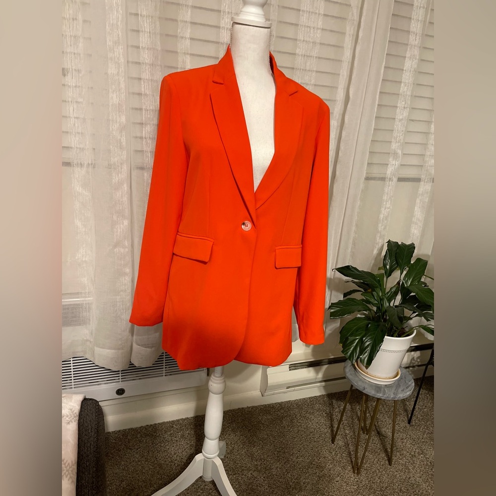 Beautiful orange blazer by six/fifty